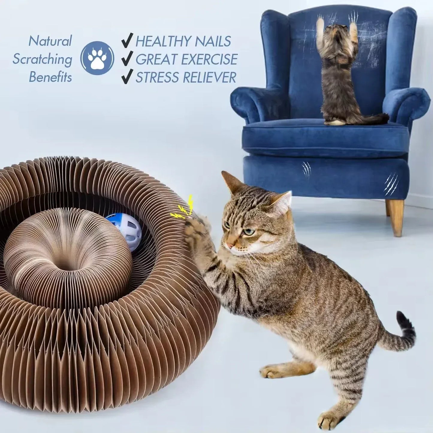 Mirada® Juguete Rascador para Gatos